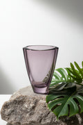 Riihimäen Lasi, Finland. Amethyst Glass Vase -1970s-