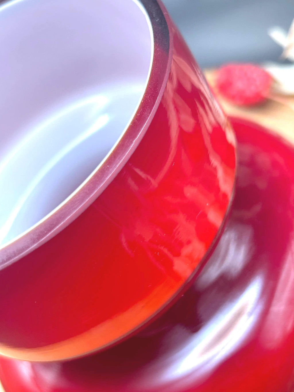 Holmegaard Carnaby Vase, Per Lütken Ruby Red Cased Glass | Danish Modern