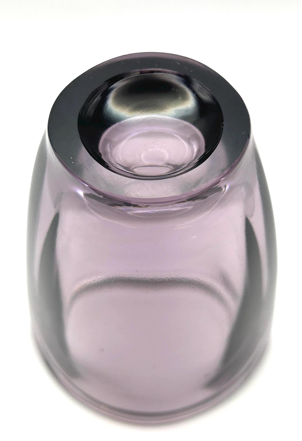 Riihimäen Lasi, Finland. Amethyst Glass Vase -1970s-