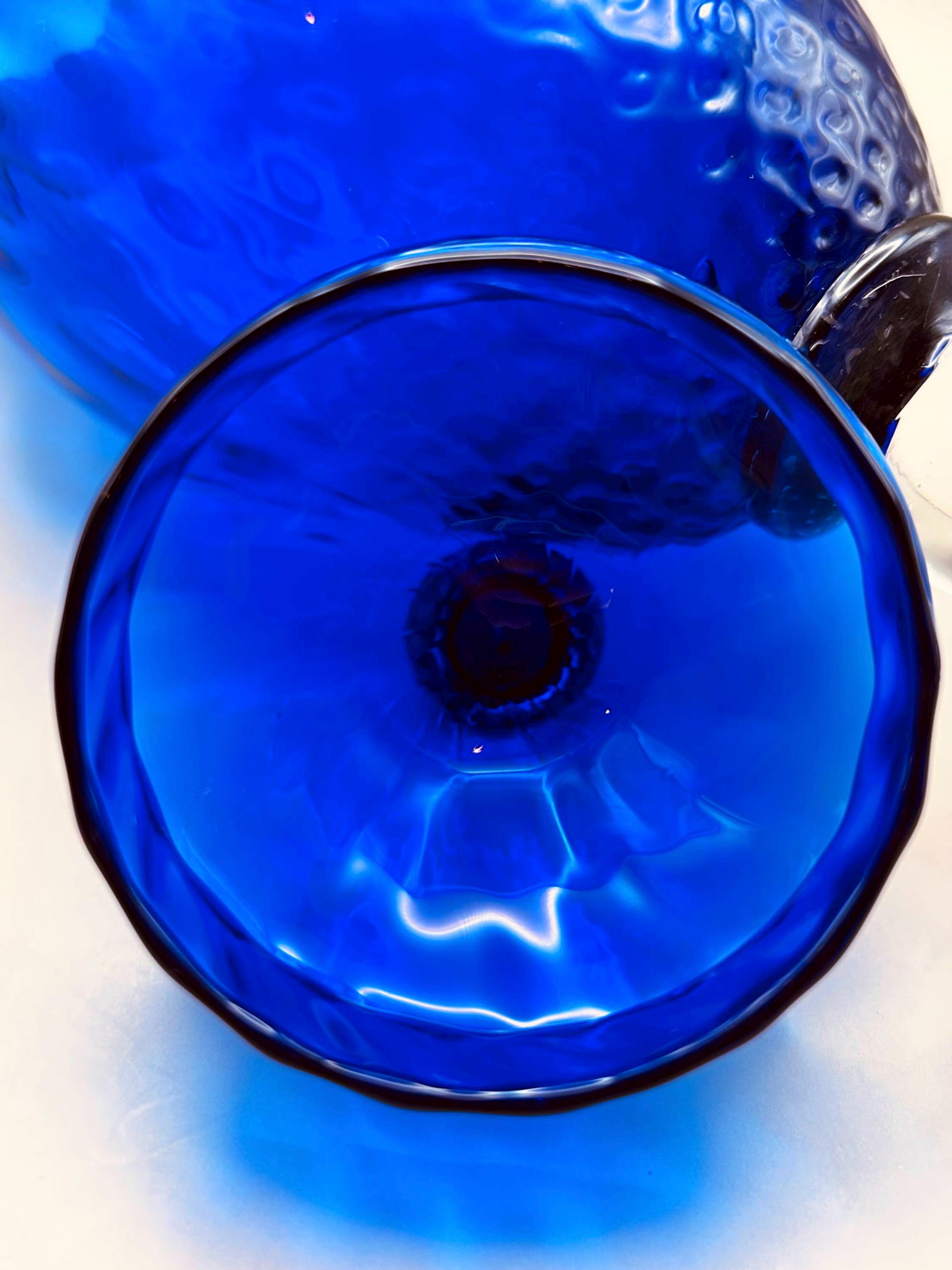 Vintage Empoli, Italian Crystal Bowl With Lid | Italy Tuscany, 28 cm