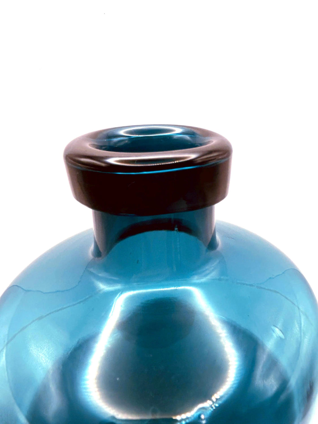 Holmegaard Carnaby Bud Vase by Michael Bang | Rare Sea Blue / Teal Glass, 13 cm