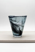 Vintage Kosta Boda Smoky Grey Art Glass Vase | Ulrica Hydman Vallien