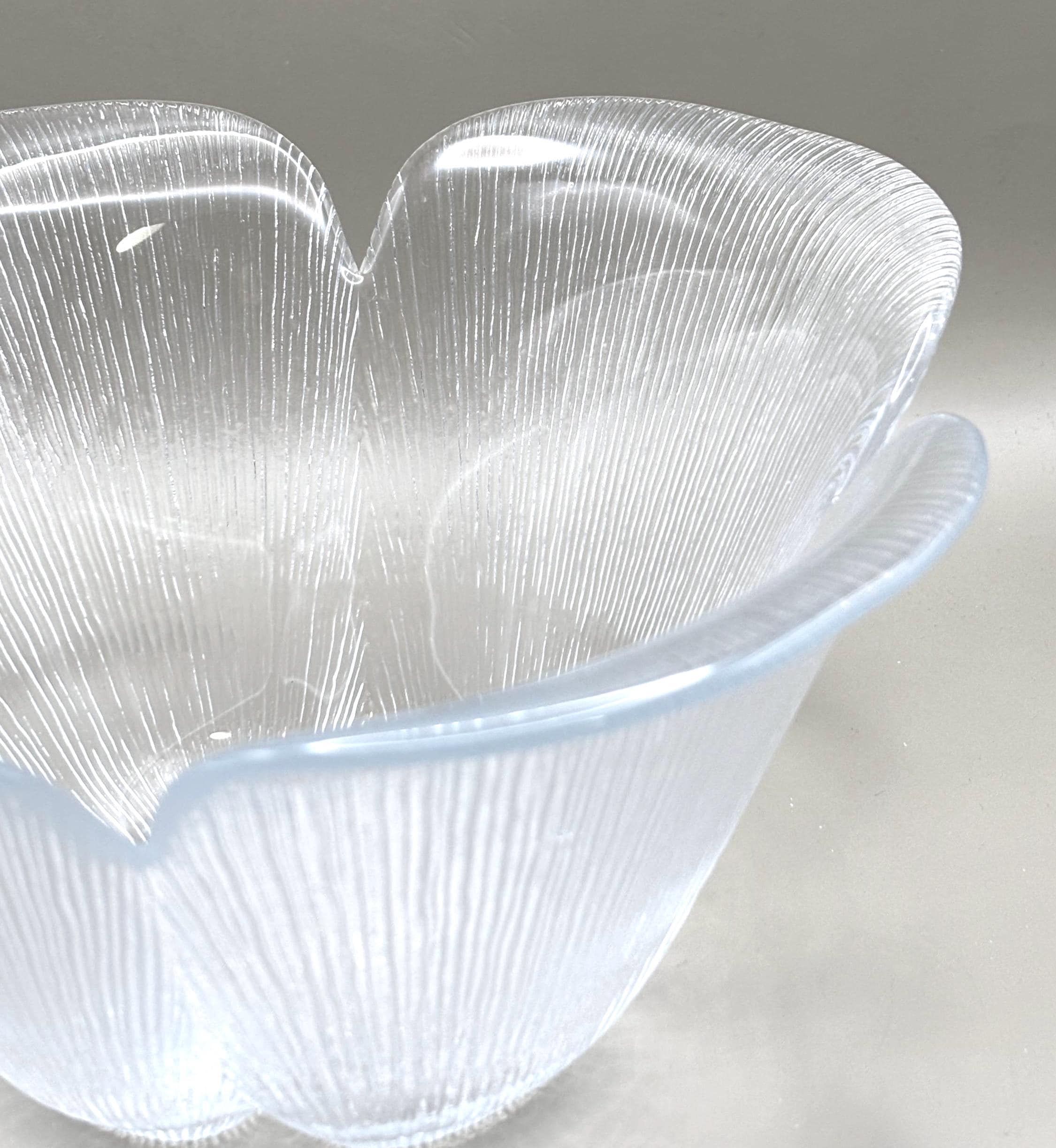 Holmegaard, Garni, Crystal Centerpiece Bowl | Danish Art Glass