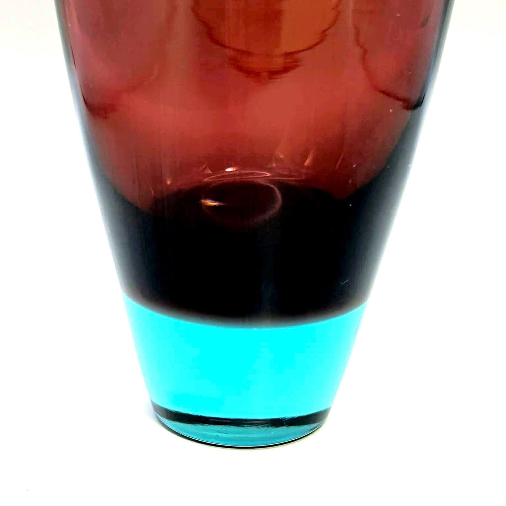 Vintage Holmegaard “Harlekin” Vase, Royal Copenhagen, Denmark
