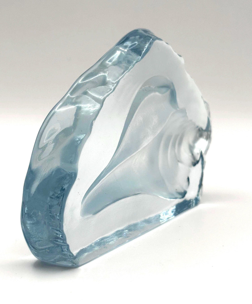 Mats Jonasson, Målerås, Crystal Shell Sculpture | Swedish Art Glass