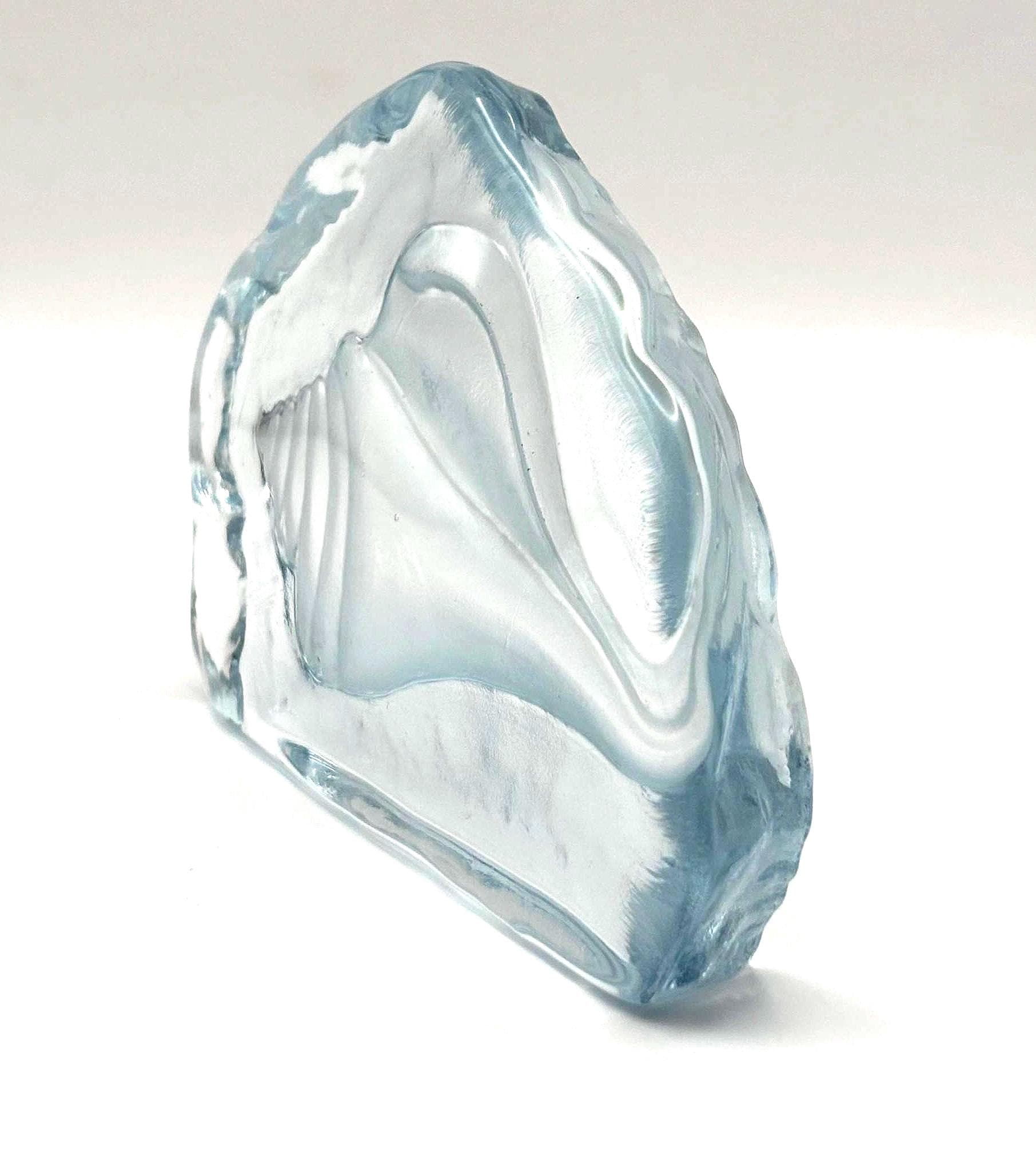 Mats Jonasson, Målerås, Crystal Shell Sculpture | Swedish Art Glass