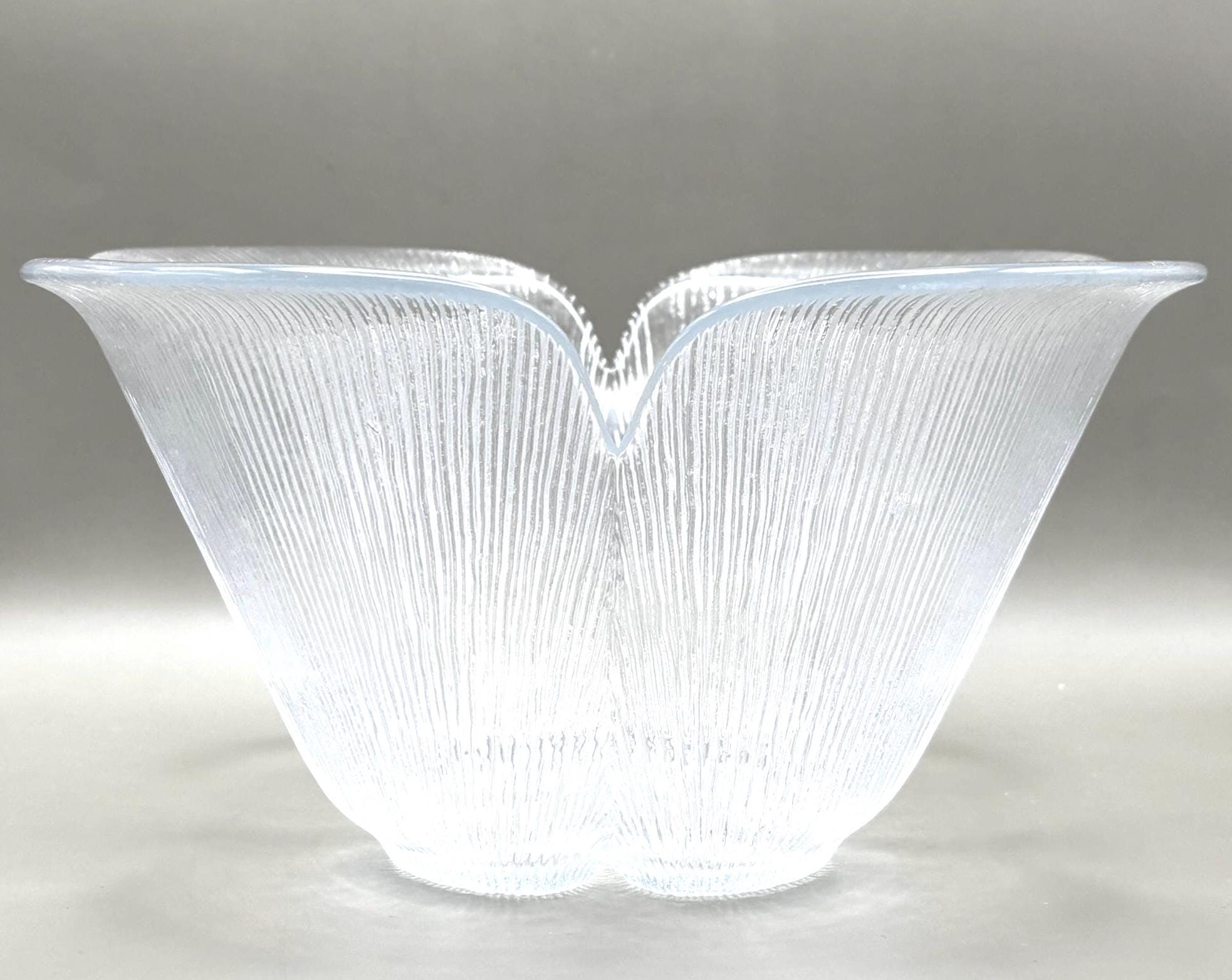 Holmegaard, Garni, Crystal Centerpiece Bowl | Danish Art Glass