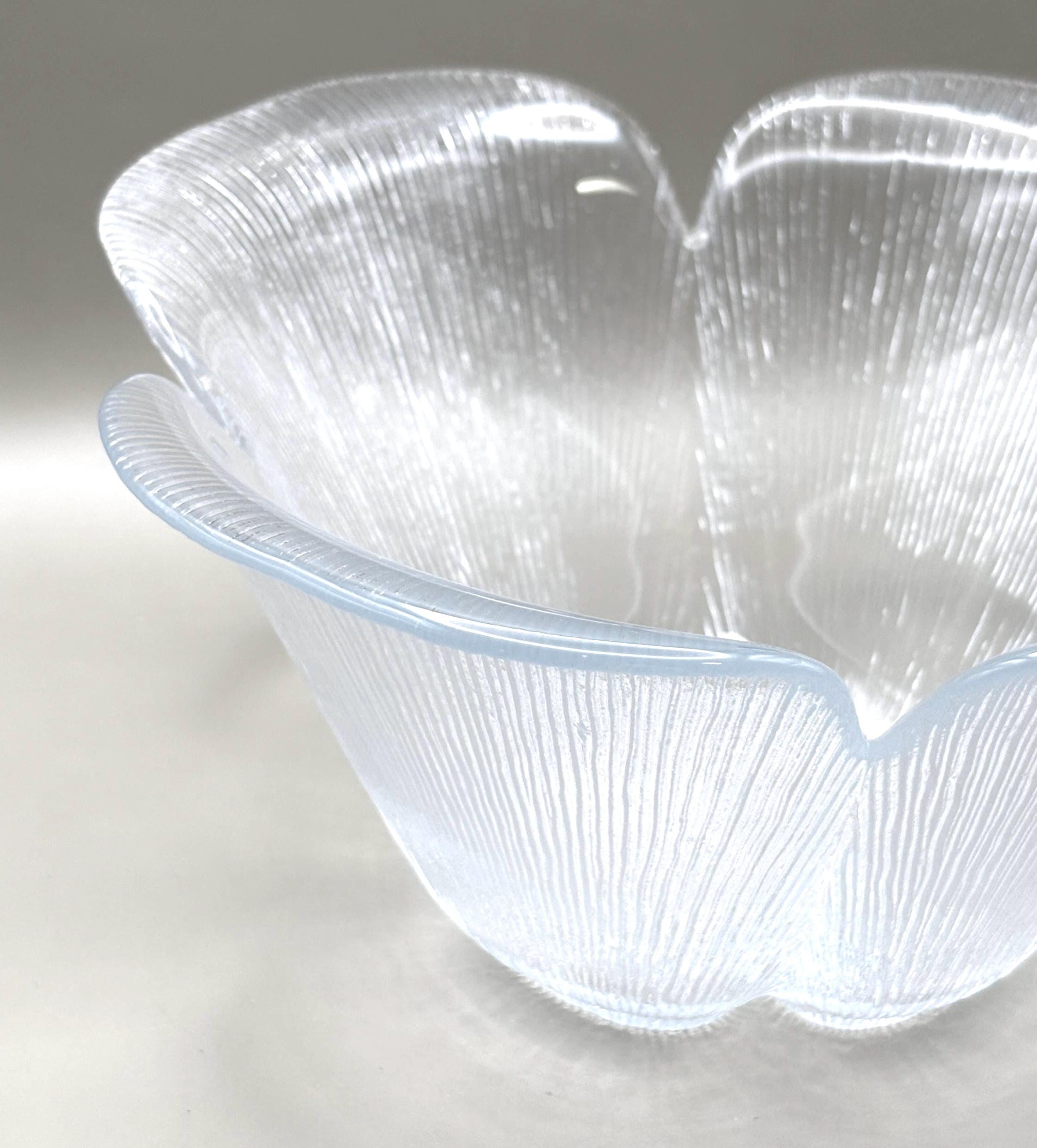 Holmegaard, Garni, Crystal Centerpiece Bowl | Danish Art Glass