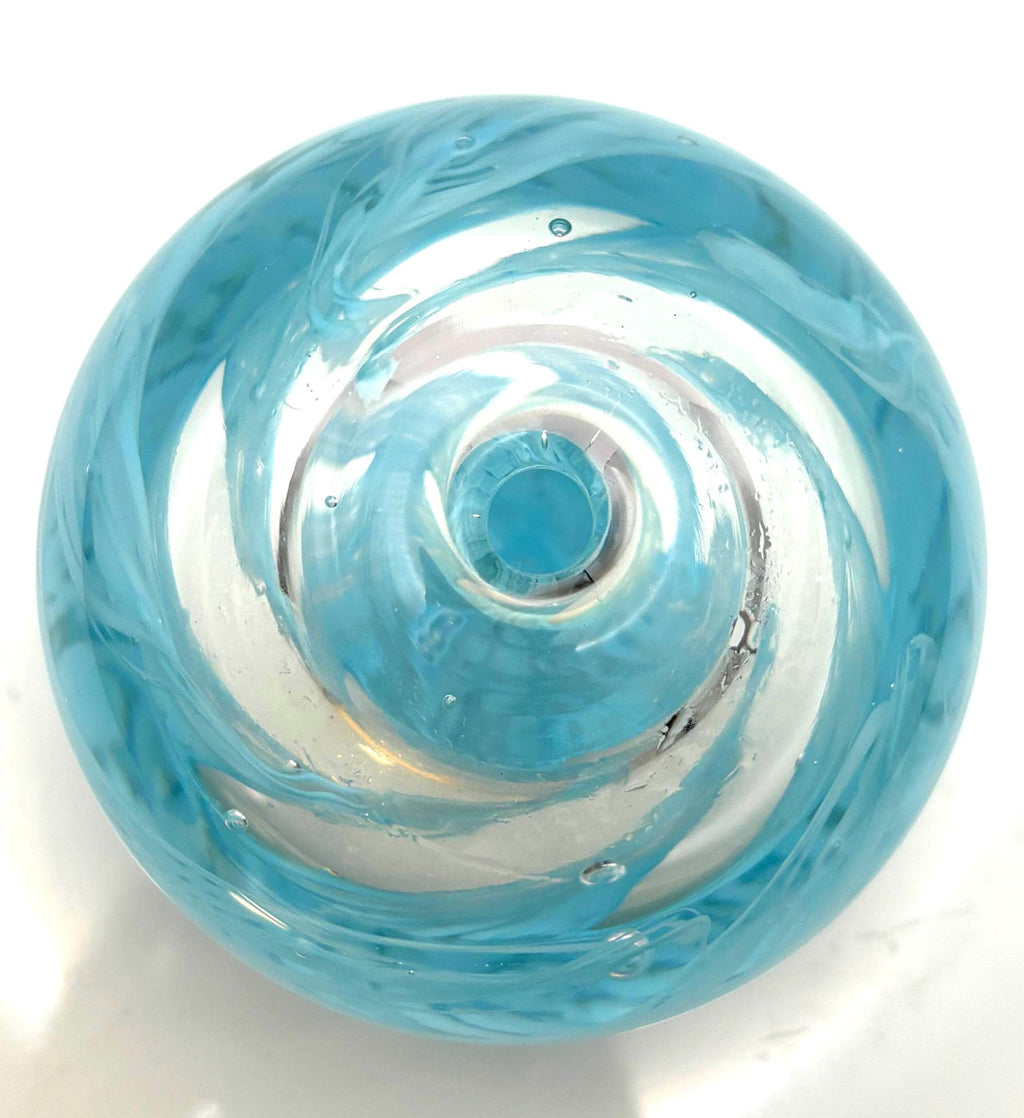 Egermann Pavel Hlava | Signed Bohemian Art Glass Orb Bud Vase