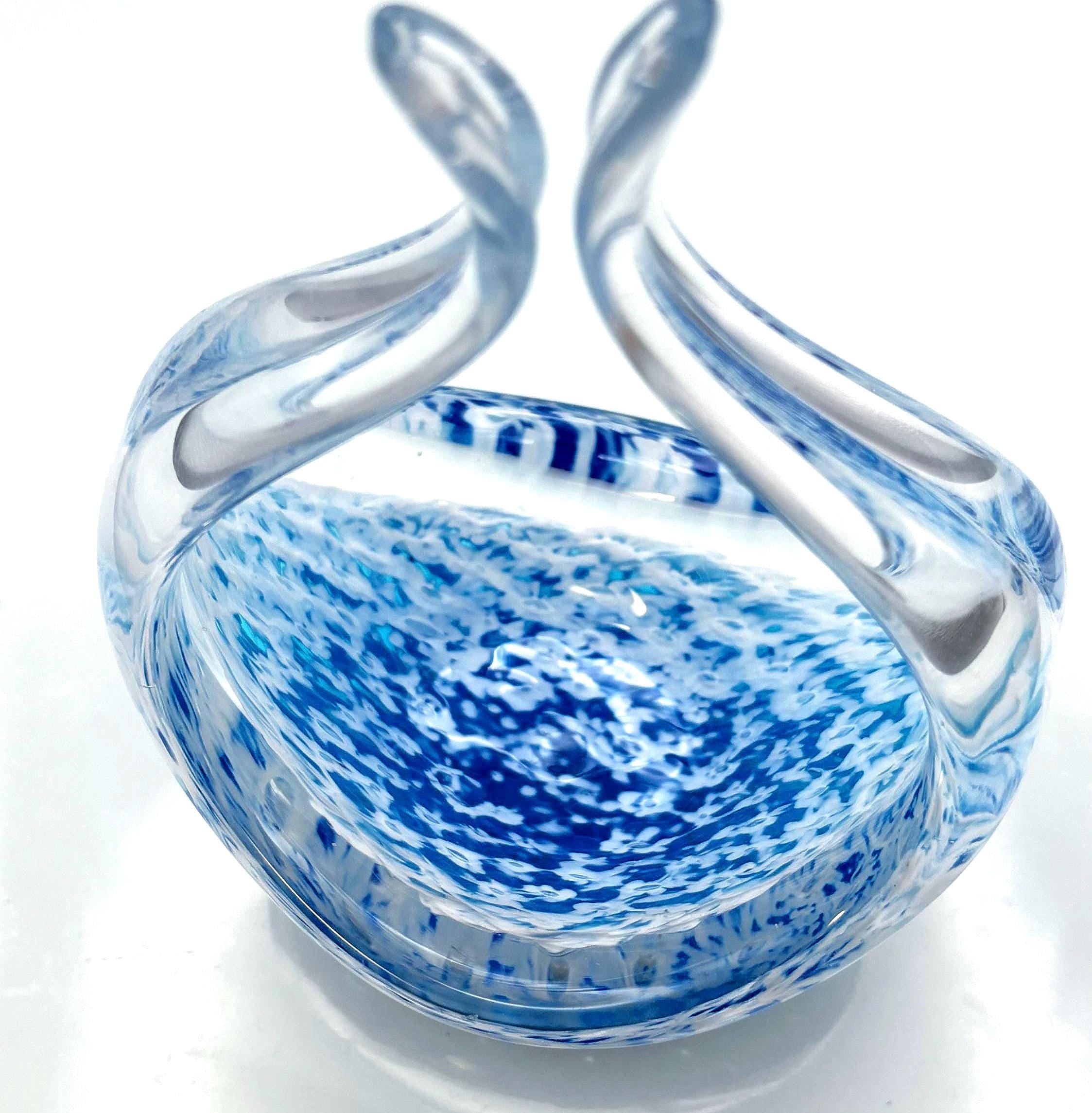 Paul Kedelv Flygsfors “Coquille” Bowl | Swedish Art Glass 1950s