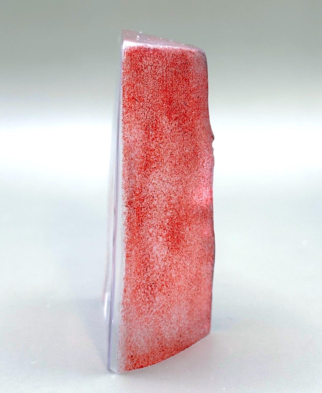 Vintage Mats Jonasson “Masq Face” Crystal Sculpture, Signed Swedish Art Glass, Målerås