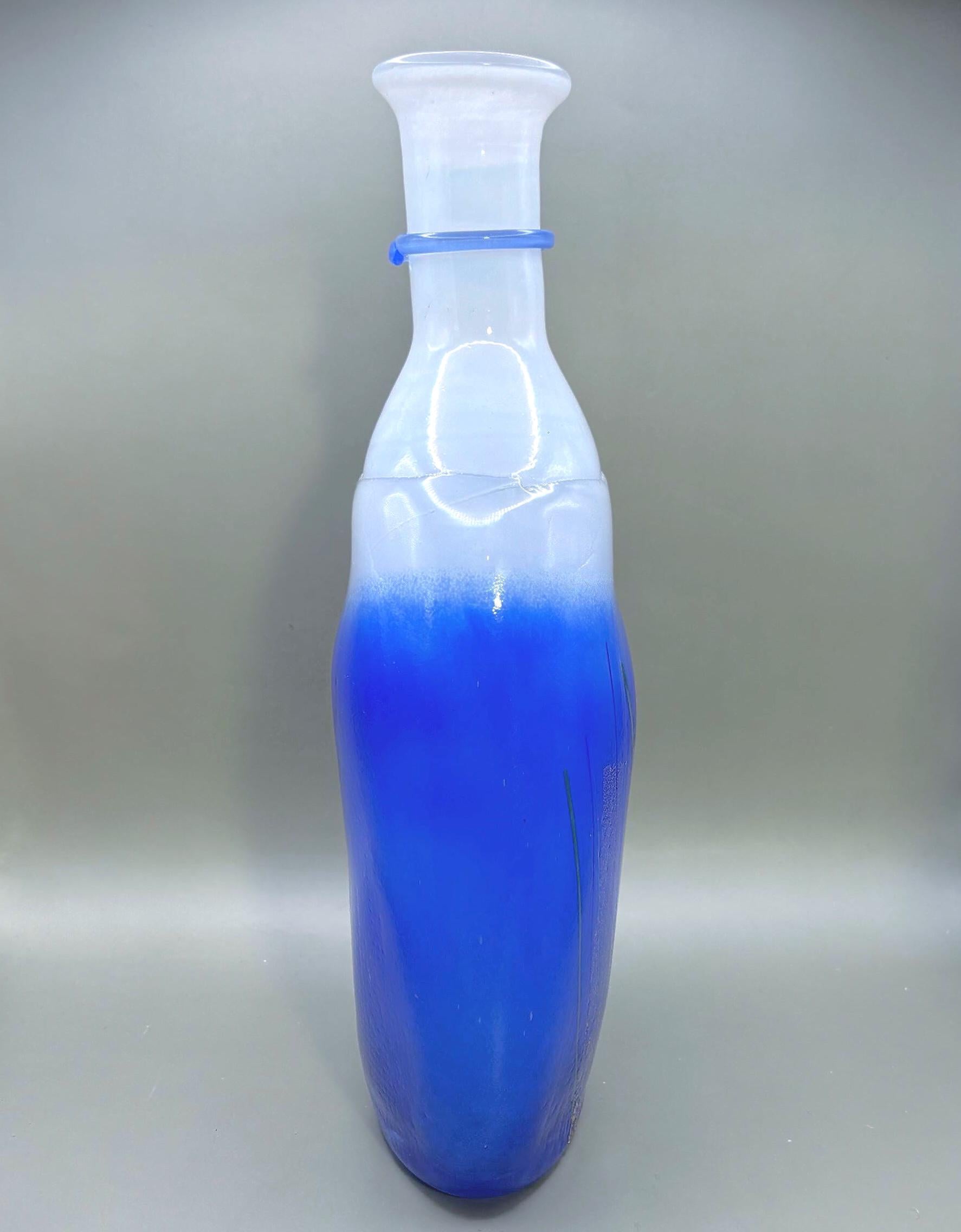 Kosta Boda, Kjell Engman, Large Vase | Swedish Art Glass Scandinavian Decor