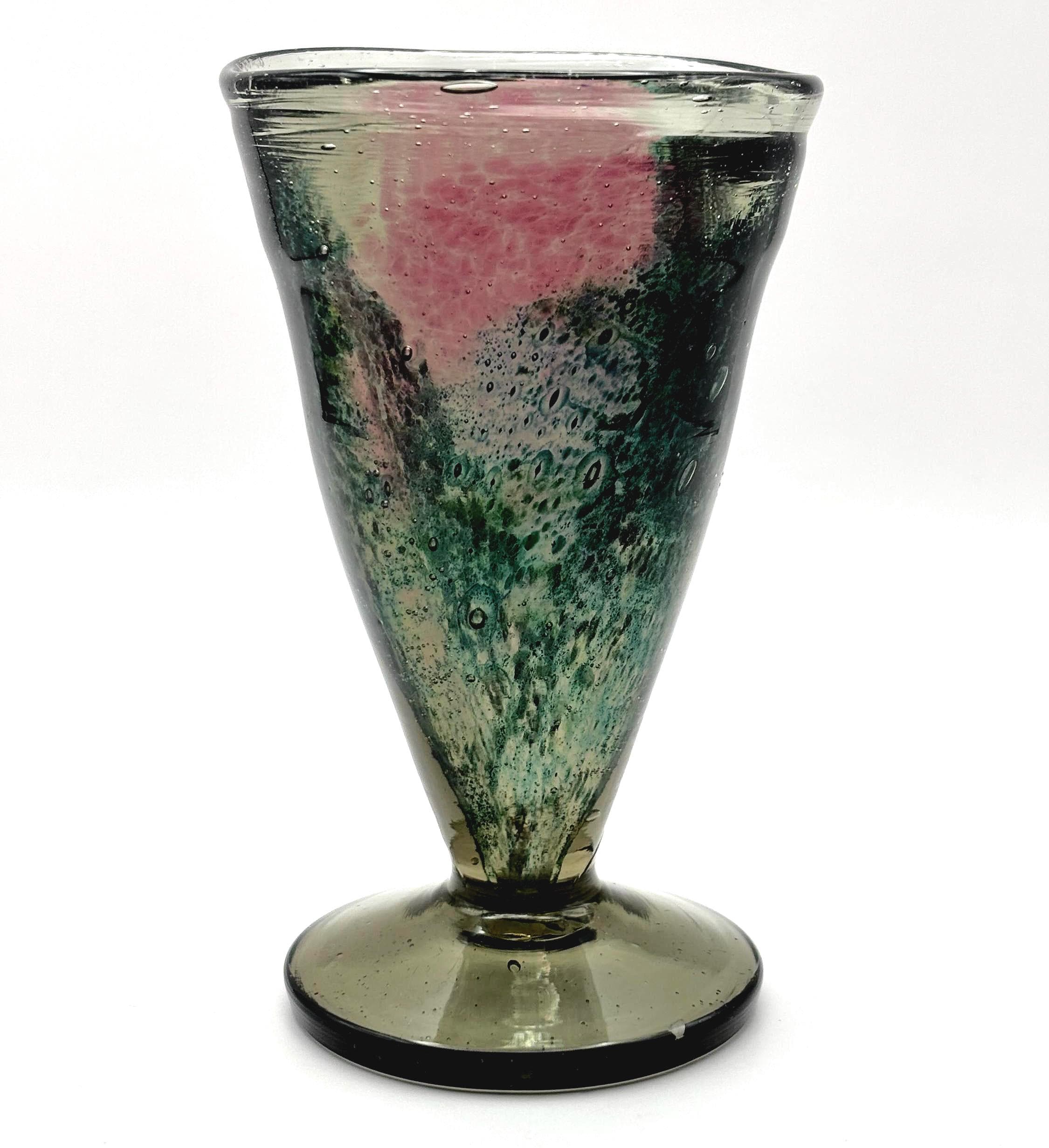 Kjell Engman, Kosta Boda, Glass Vase | Swedish Art Glass