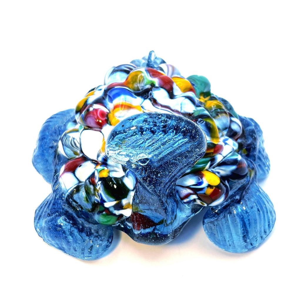 Murano, Millefiori, Glass Turtle Figurine | Italian Art Glass