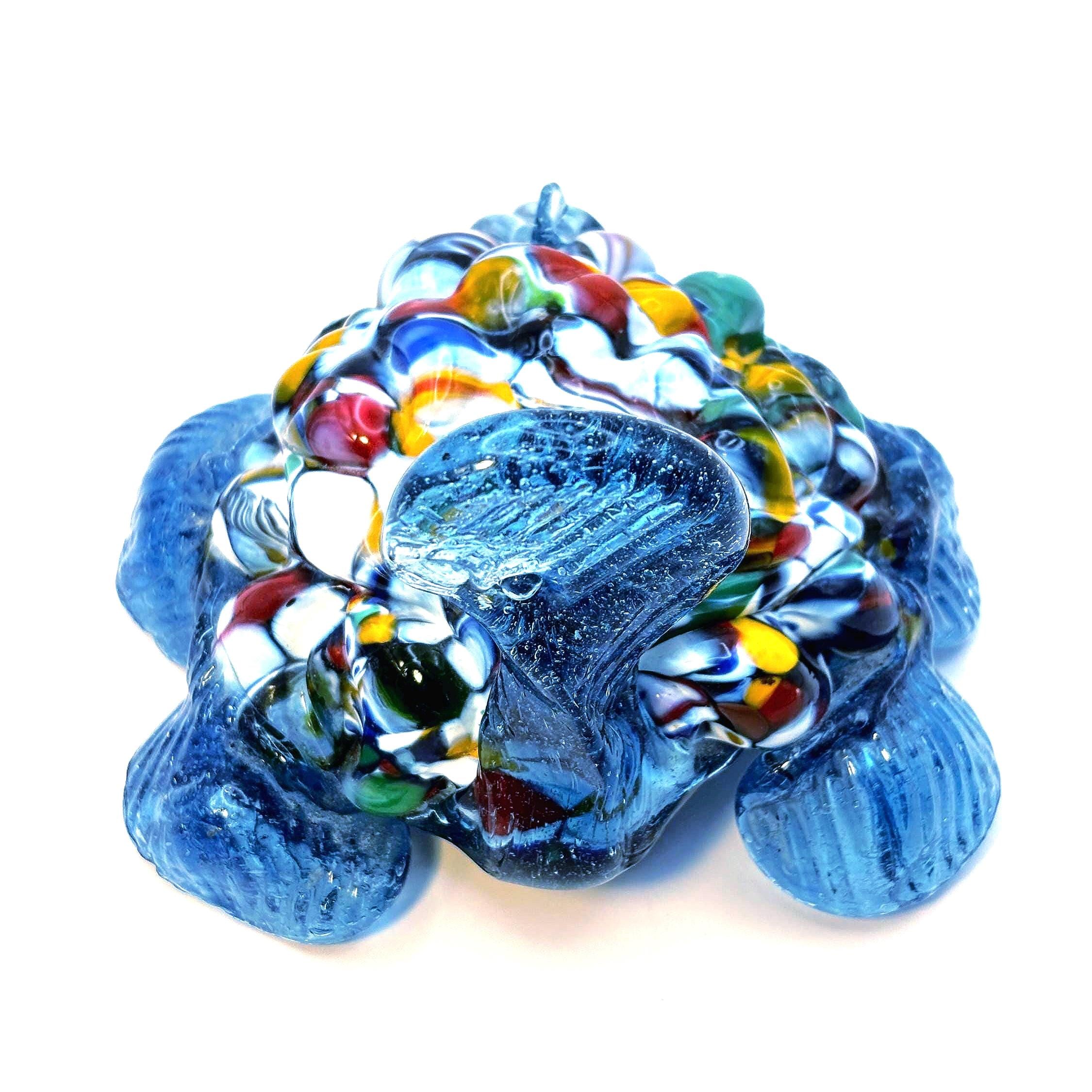 Murano, Millefiori, Glass Turtle Figurine | Italian Art Glass