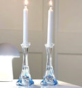 Vintage Walther, Nachtmann Germany Crystal Candle holders, mid century modern style -1970s-