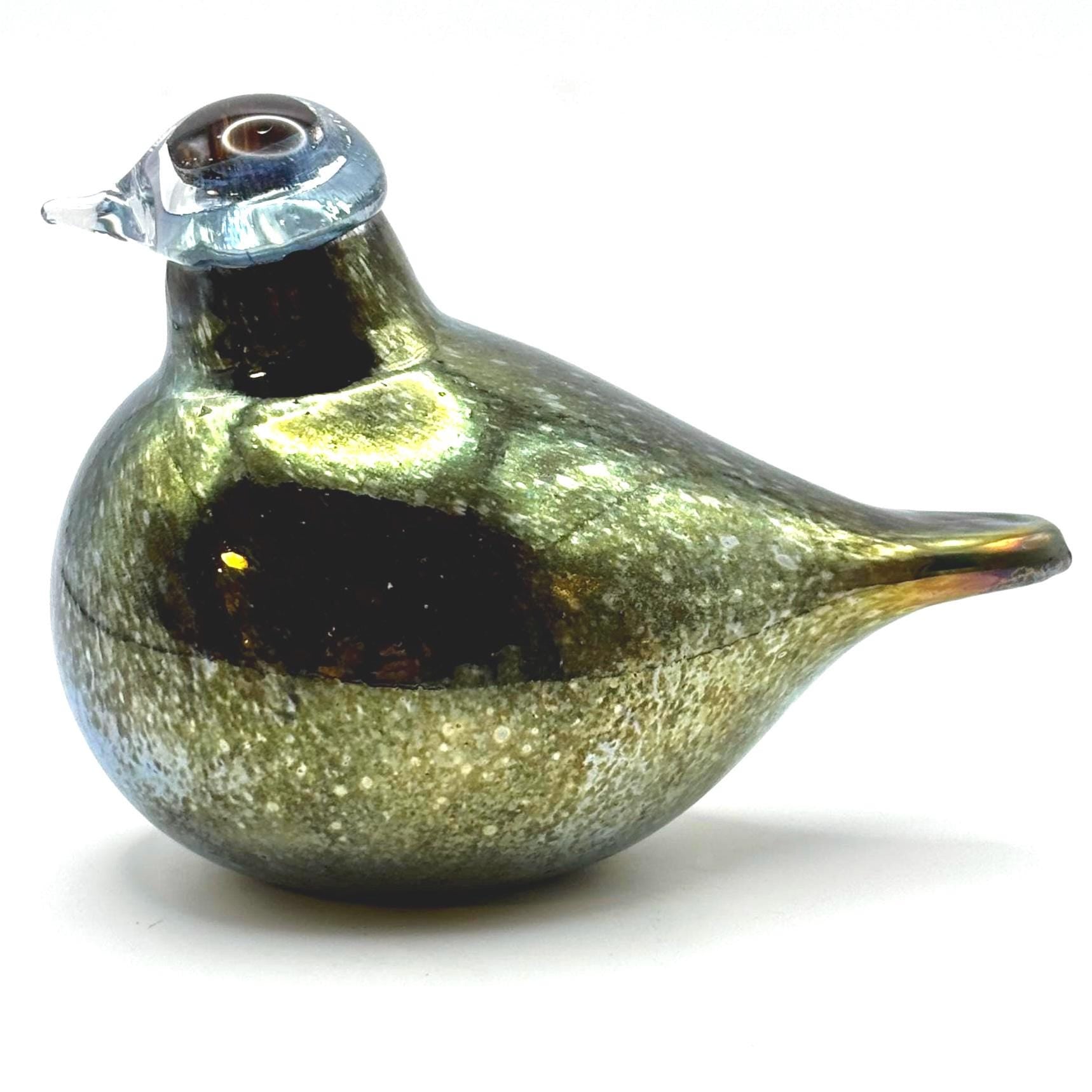 Iittala, Oiva Toikka Glass Bird Figurine | Finish Glass Art Collection