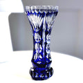 Bohemian, Cobalt Blue Crystal Bud Vase | European Hand Cut Crystal