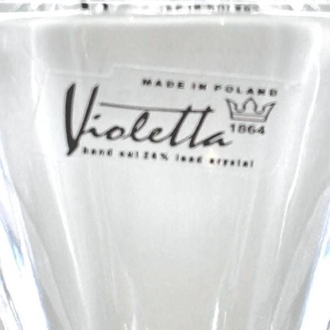 Violetta, Hand Cut Lead Crystal Bowl, Square Design | Polish Glass Art