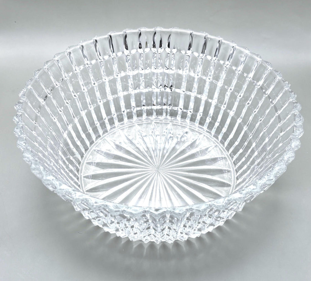 Bohemian, Crystal Bowl – 23 cm Cut Glass | Czech Crystal – Elegant Centerpiece Decor