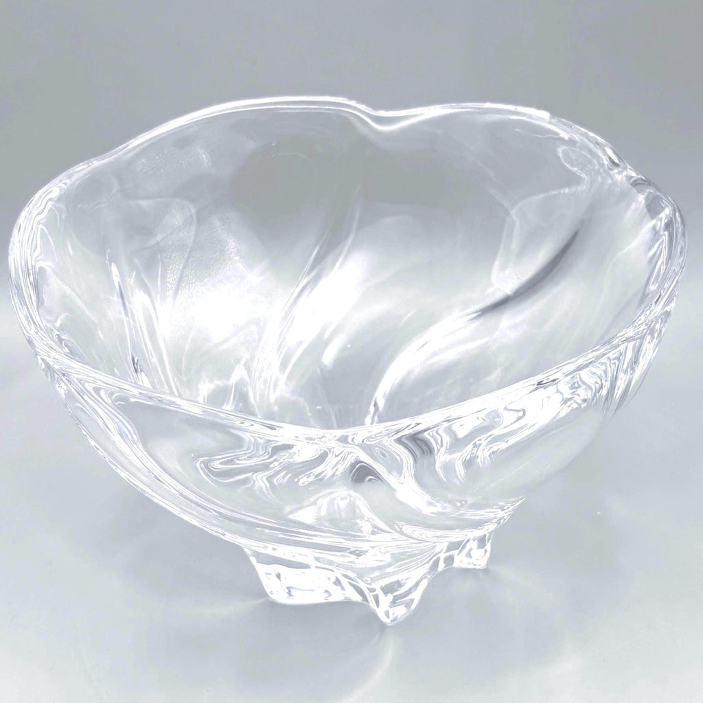 Royal Copenhagen, Large Exclusive Crystal Art Glass Bowl | Danish Modern Centerpiece
