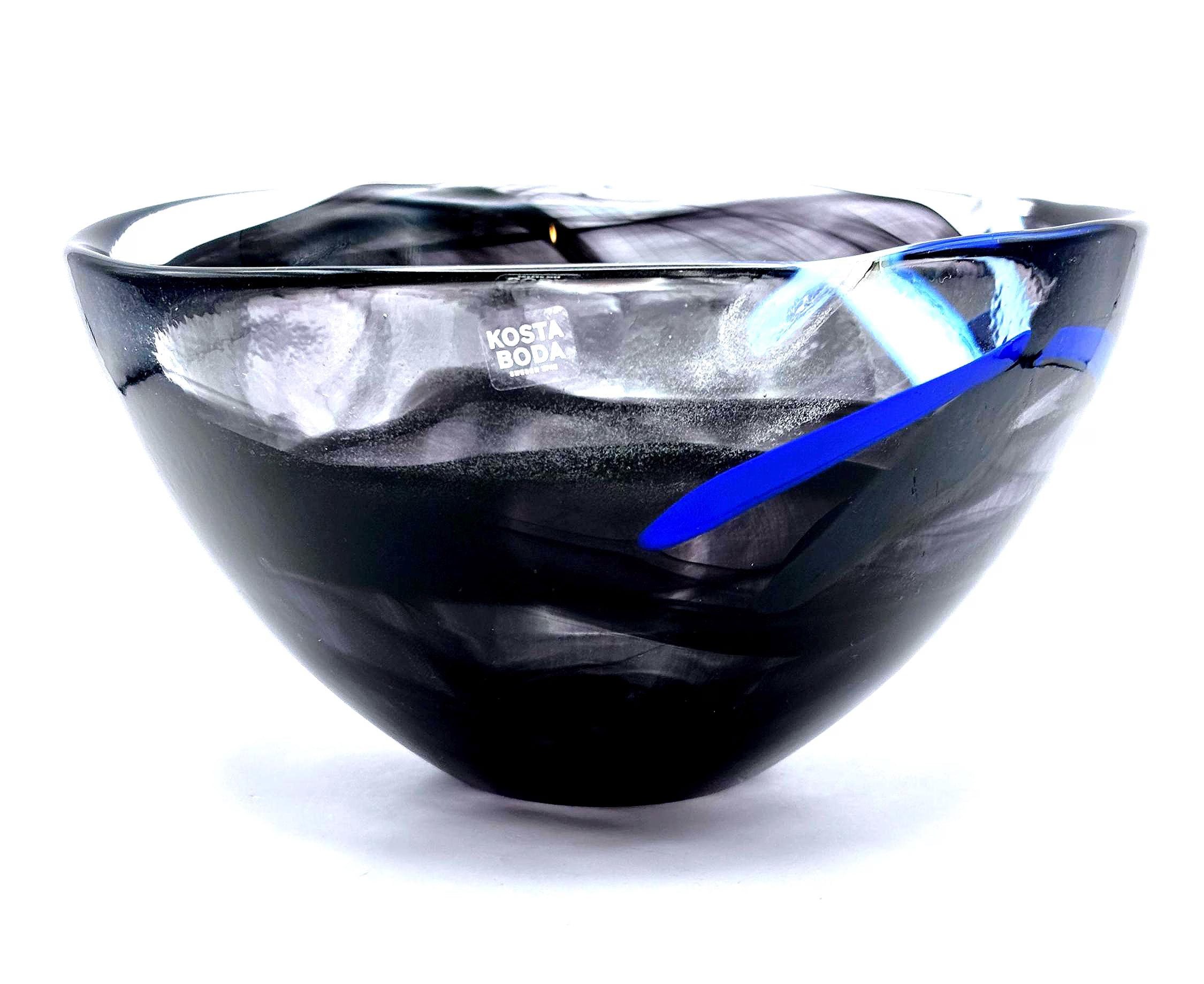 Kosta Boda, Anna Ehrner – Contrast Crystal BowlSwedish Art – Scandinavian Design Bowl