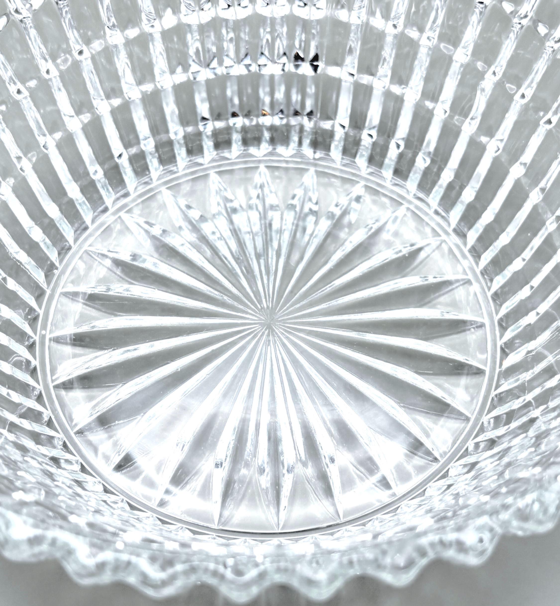 Bohemian, Crystal Bowl – 23 cm Cut Glass | Czech Crystal – Elegant Centerpiece Decor