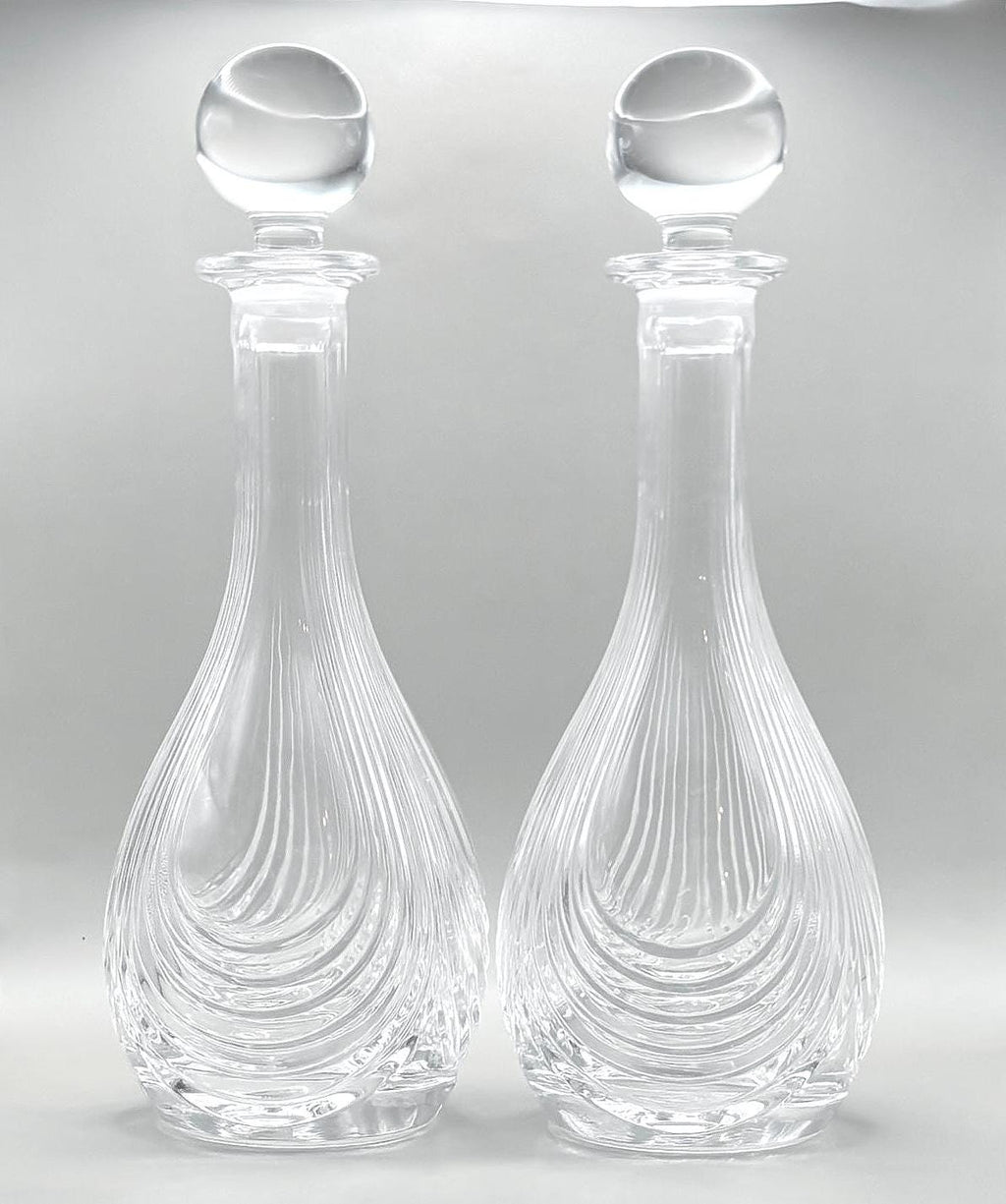 Primavera di Cristallo, Hand Cut Lead Crystal Decanters | Italian Crystal Glass, 34 cm