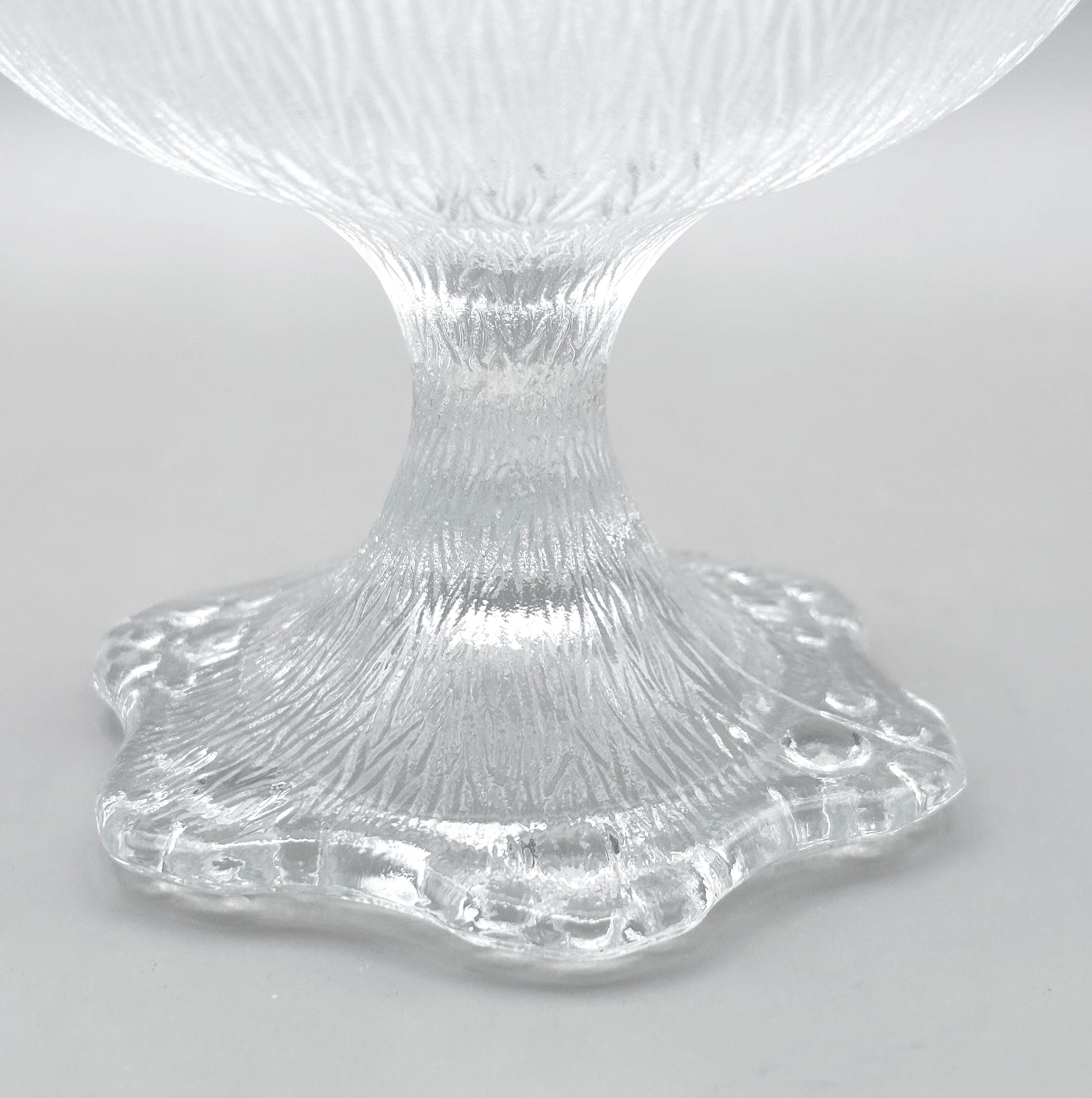 Bonbonnière, Masserini “Barocco” Pedestal Jar with Lid | Italian Glass Art, 19 cm