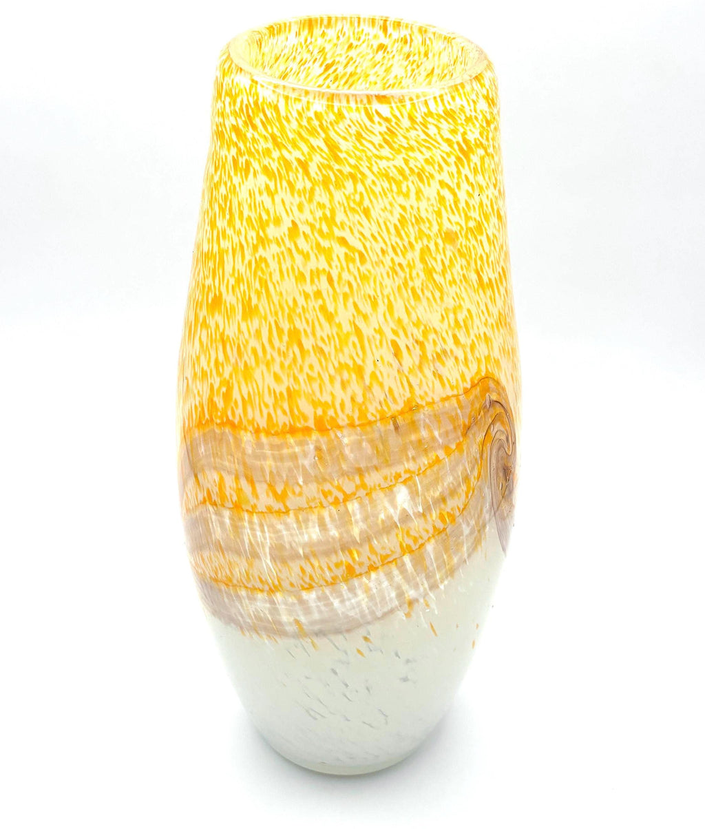 Kosta Boda “Dino” Vase by Kjell Engman | Large Swedish Studio Art Glass Vase