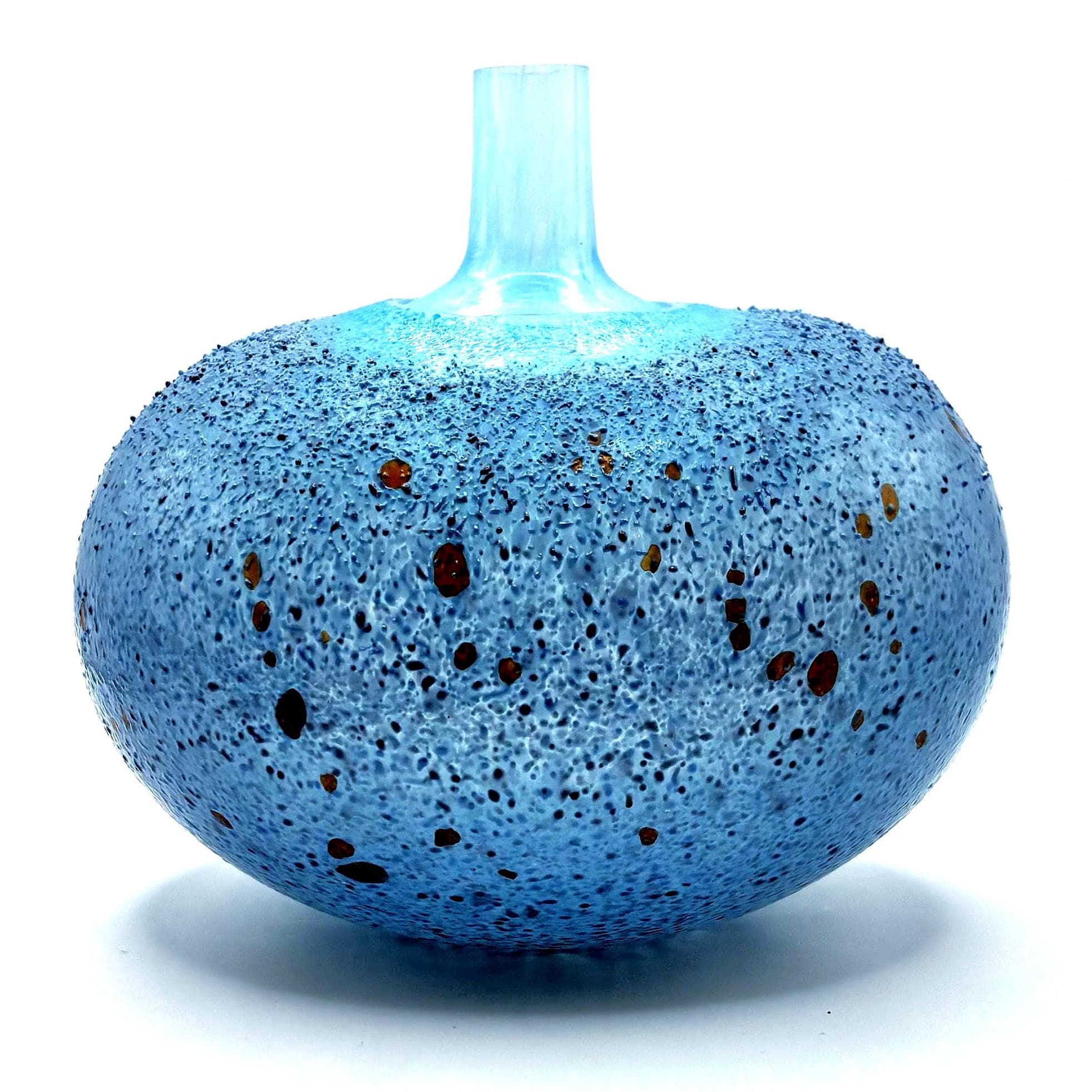 Bertil Vallien, Kosta Boda “Beans” Crystal Vase | Signed Swedish Art Glass