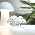 Kosta Boda, Göran Wärff, Isabella Candle Holder | Swedish Crystal Scandinavian Modern Glass