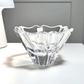 Orrefors Orion Crystal Bowl by Lars Hellsten | Signed Swedish Scandinavian Art Glass 1987