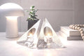 NYBRO, Sweden. Scandinavian Crystal Candle Holders – Sculptural Design