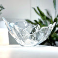 Royal Copenhagen, Heavy Crystal Centerpiece Bowl | Exclusive Large Sculptural Danish Design