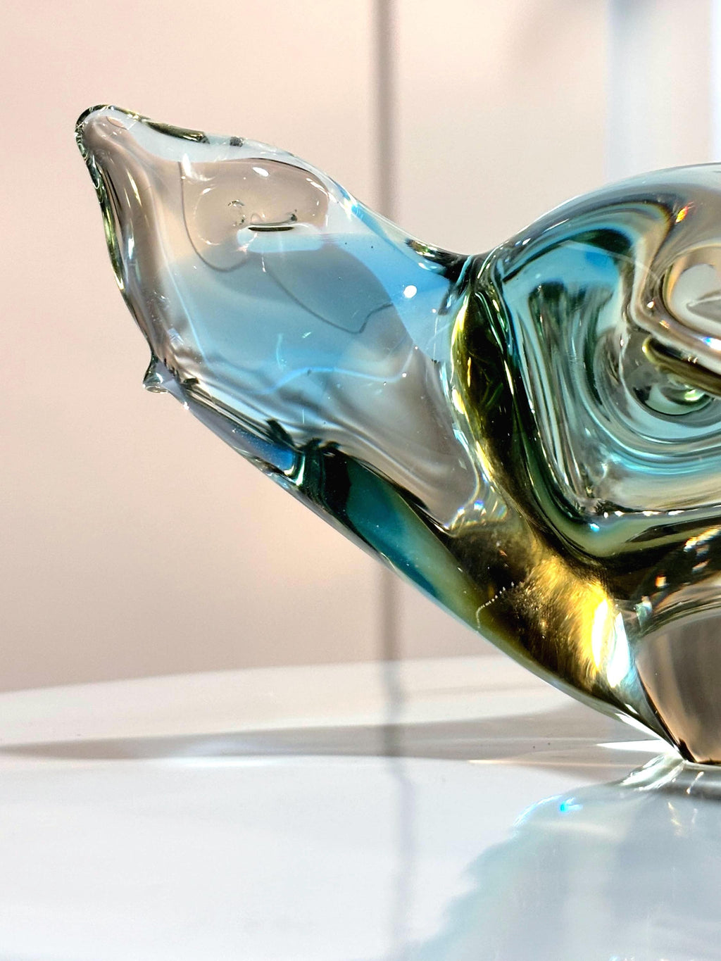Vintage Murano, Italy. Sea lion Art Glass Sculpture